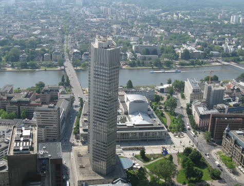 European Central Bank in Frankfurt Germany - Eurotower